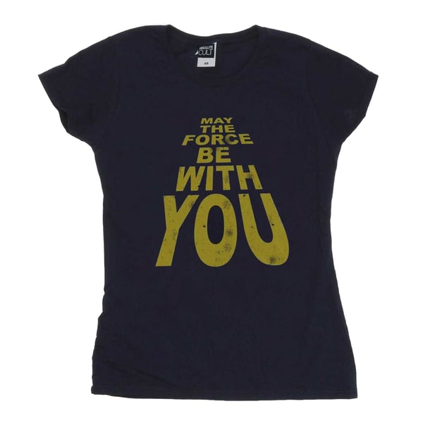 Star Wars Womens/Ladies May The Force Be With You Cotton T-Shirt