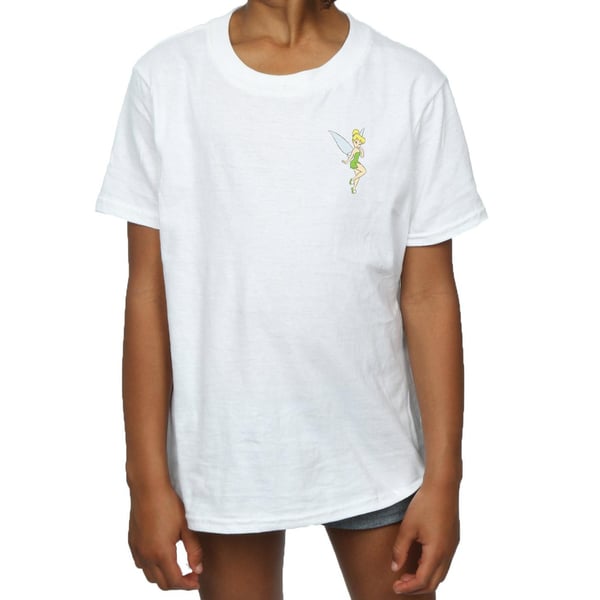 Disney Girls Tinkerbell Chest Cotton T-Shirt