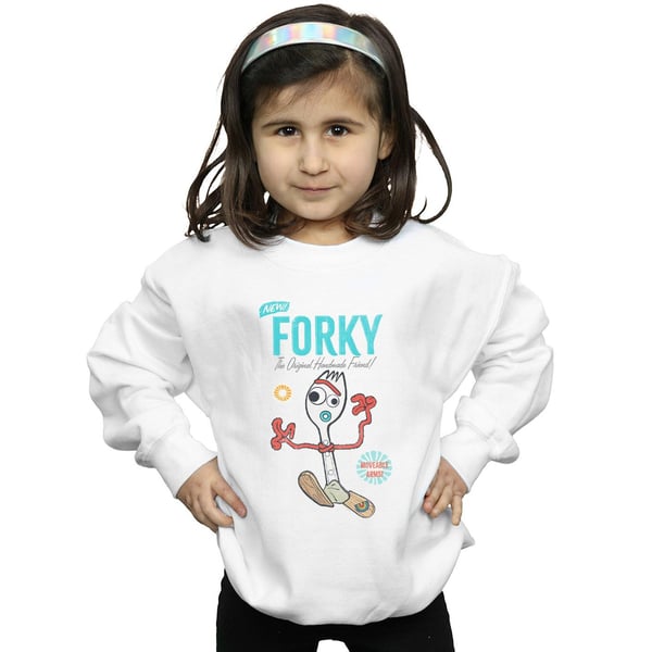 Disney Girls Toy Story 4 Forky Handmade Friend Sweatshirt