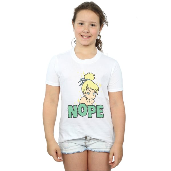 Disney Girls Tinker Bell Nope Cotton T-Shirt