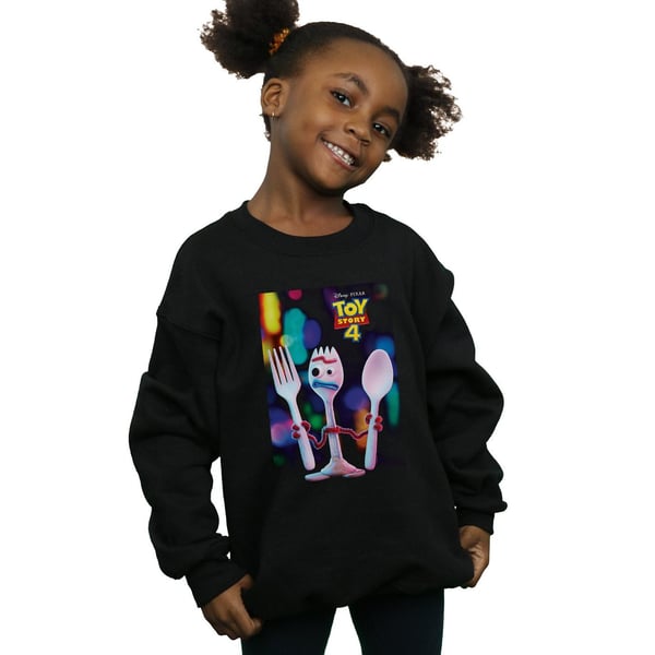Disney Girls Toy Story 4 Forky Poster Sweatshirt