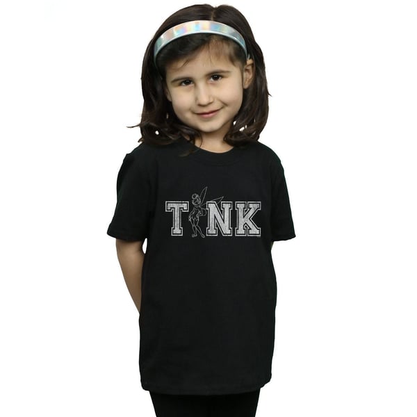 Disney Girls Tinker Bell Collegiate Tink Cotton T-Shirt
