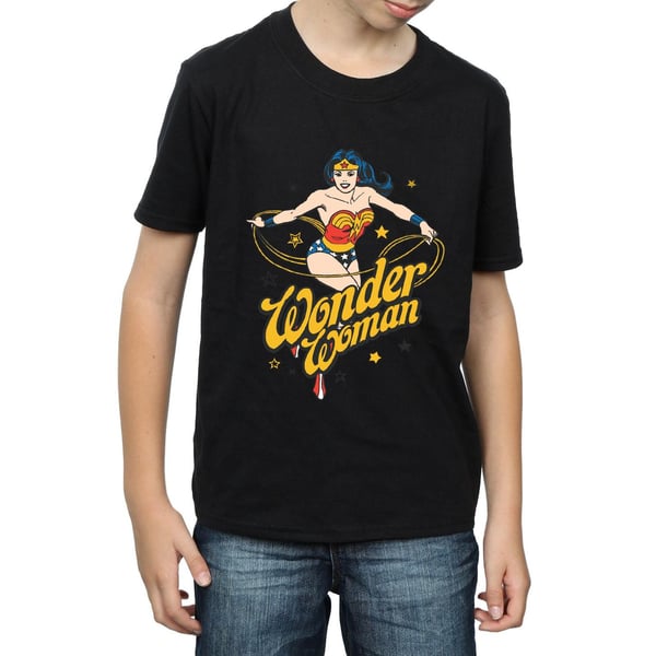 DC Comics Boys Wonder Woman Stars T-Shirt