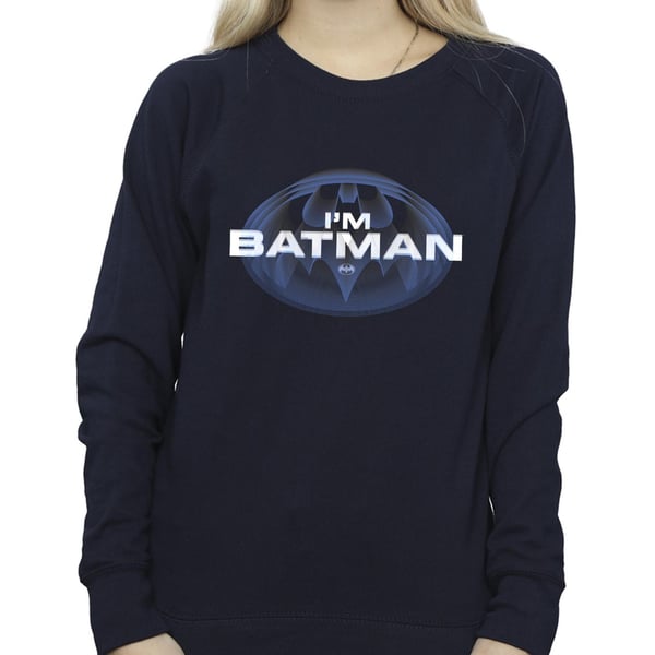DC Comics Womens/Ladies The Flash I´m Batman Sweatshirt