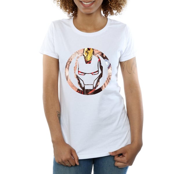 Iron Man Womens/Ladies Montage Cotton T-Shirt