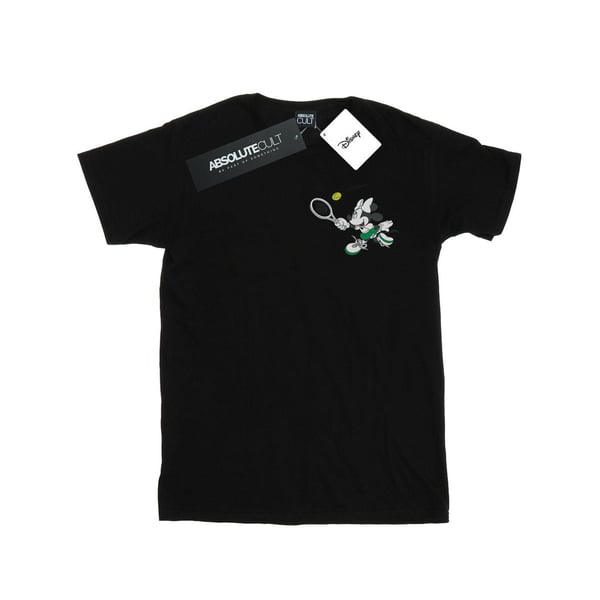 Disney Mens Minnie Mouse Tennis Breast Print T-Shirt