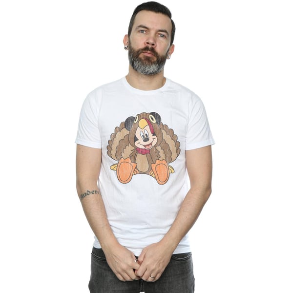 Disney Mens Mickey Mouse Thanksgiving Turkey Costume T-Shirt