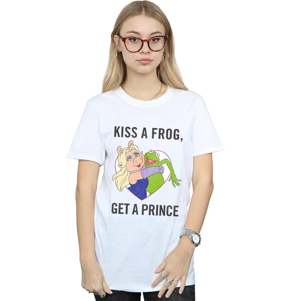 Disney Womens/Ladies The Muppets Kiss A Frog Cotton Boyfriend T-Shirt