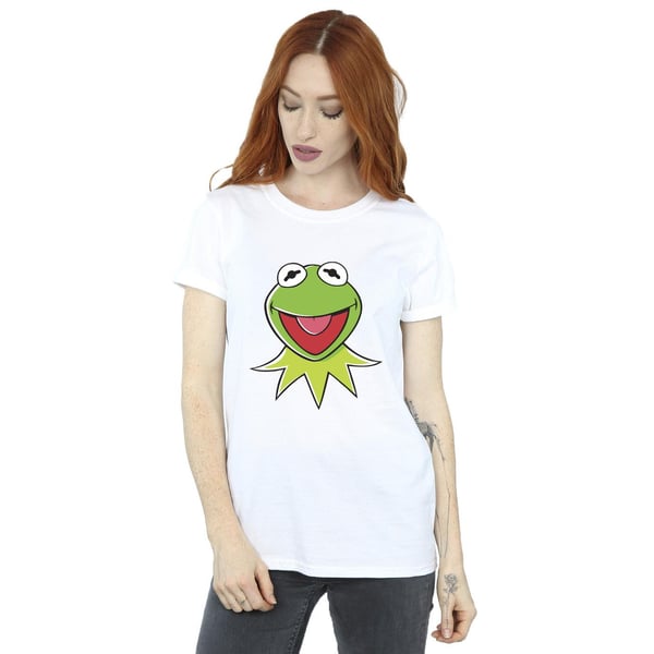 Disney Womens/Ladies Muppets Kermit Head Cotton Boyfriend T-Shirt