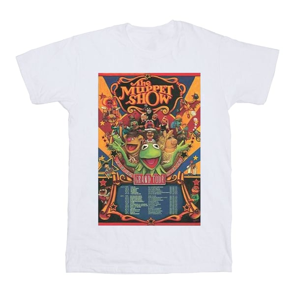 Disney Dam/Dam The Muppets The Muppet Show Poster T-shirt i bomull med boyfriend-passform