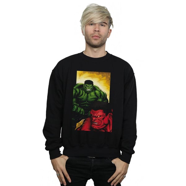 Marvel Mens Red Hulk Vs Green Hulk Sweatshirt