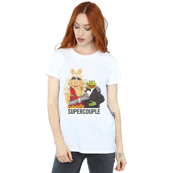 Disney Womens/Ladies The Muppets Celebrity Supercouple Cotton Boyfriend T-Shirt