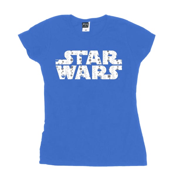 Star Wars Womens/Ladies Christmas Logo Cotton T-Shirt