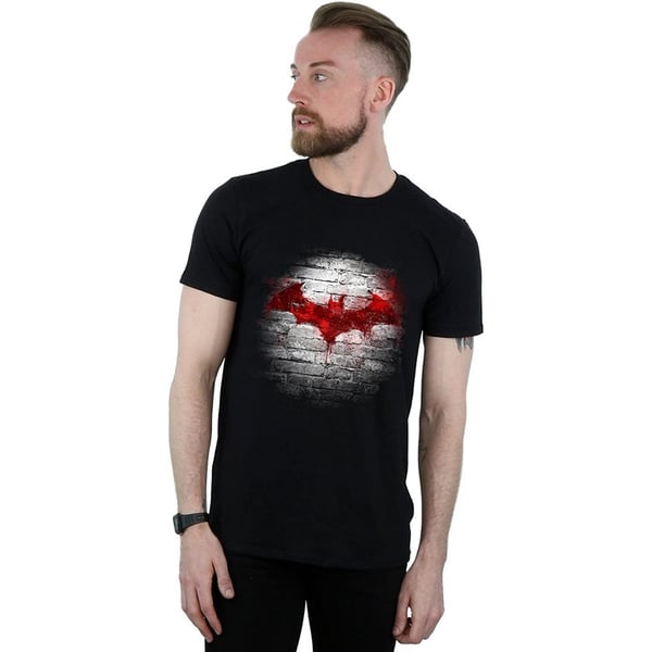 Batman miesten Wall-puuvillalogopaita