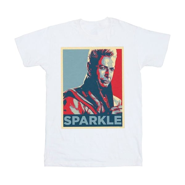 Marvel Girls Thor Ragnarok Grandmaster Sparkle Cotton T-Shirt