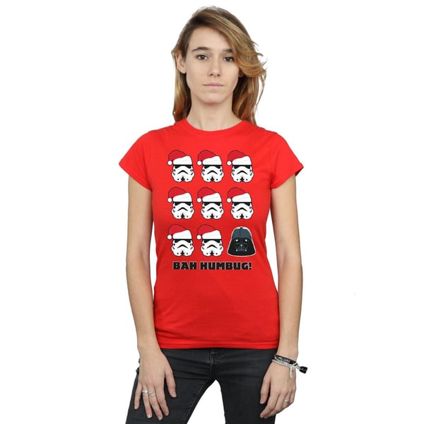 Star Wars Womens/Ladies Christmas Humbug Cotton T-Shirt