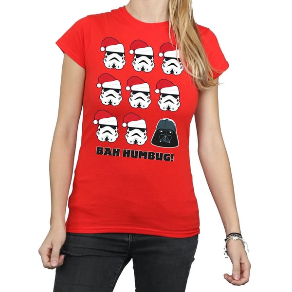 Star Wars Womens/Ladies Christmas Humbug Cotton T-Shirt