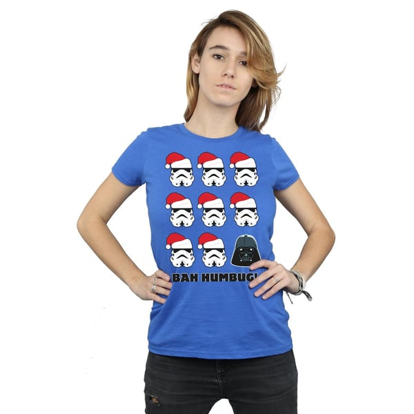 Star Wars Womens/Ladies Christmas Humbug Cotton T-Shirt