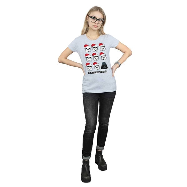 Star Wars Womens/Ladies Christmas Humbug Cotton T-Shirt