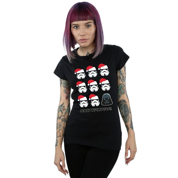 Star Wars Womens/Ladies Christmas Humbug Cotton T-Shirt