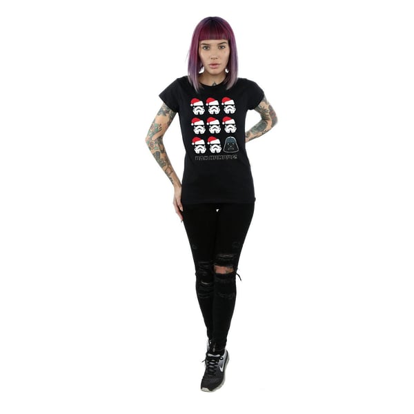 Star Wars Womens/Ladies Christmas Humbug Cotton T-Shirt