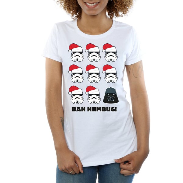 Star Wars Womens/Ladies Christmas Humbug Cotton T-Shirt