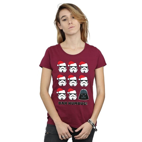 Star Wars Womens/Ladies Christmas Humbug Cotton T-Shirt