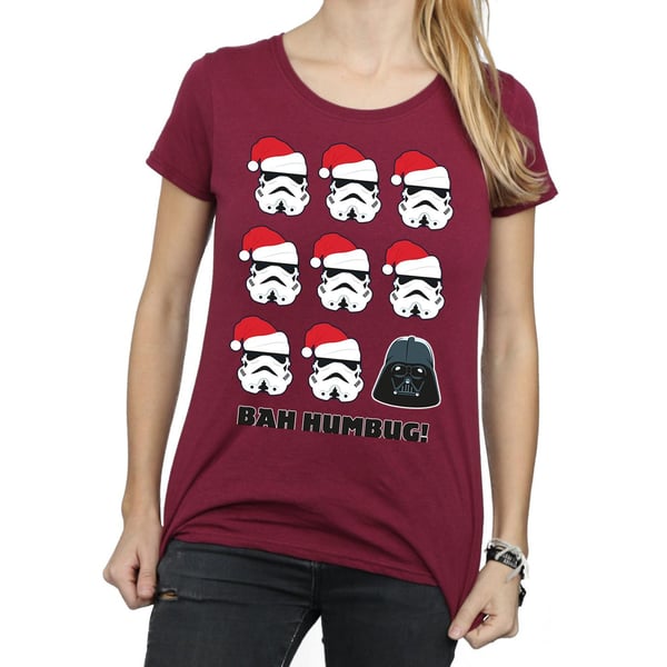 Star Wars Womens/Ladies Christmas Humbug Cotton T-Shirt