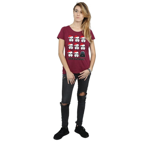 Star Wars Womens/Ladies Christmas Humbug Cotton T-Shirt