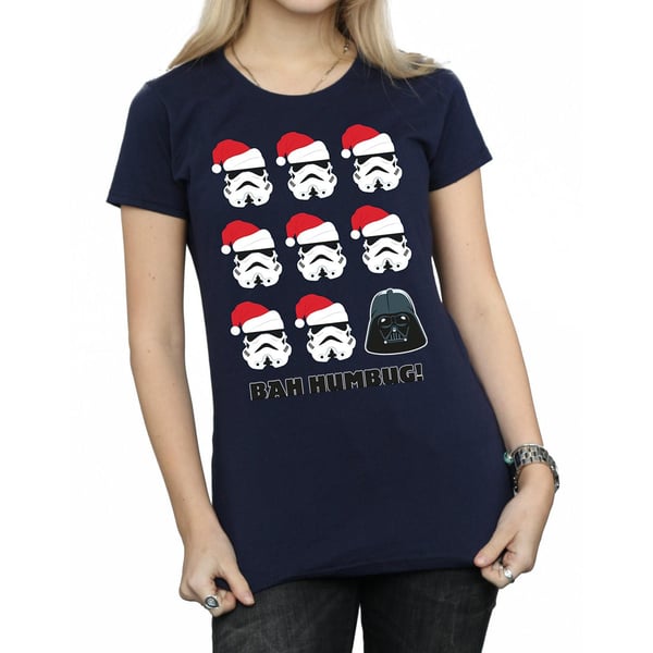 Star Wars Womens/Ladies Christmas Humbug Cotton T-Shirt