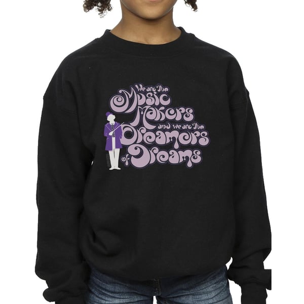 Willy Wonka Girls Dreamers Text Tröja