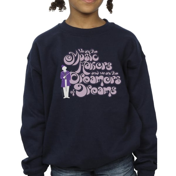 Willy Wonka Girls Dreamers Text Tröja