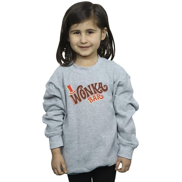 Willy Wonka Girls Bar Logo Sweatshirt