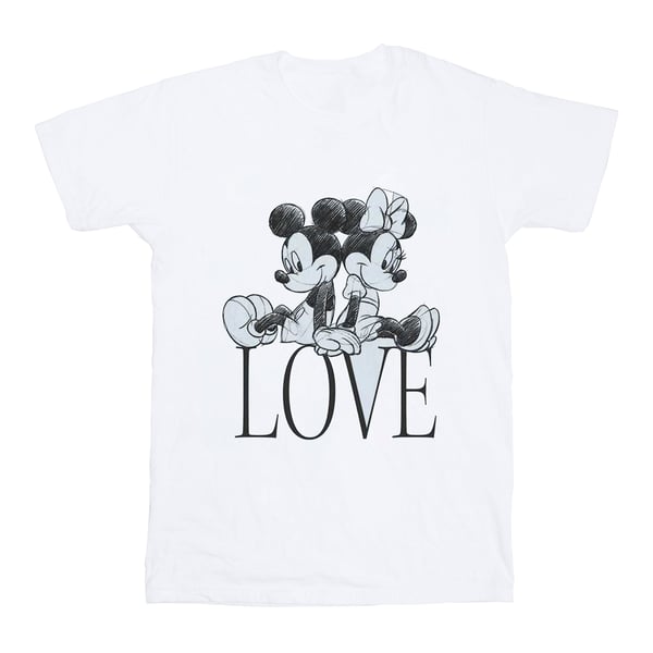 Disney Mens Mickey And Minnie Mouse Love T-Shirt