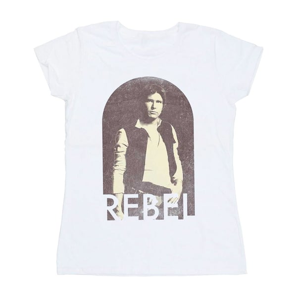 Star Wars Womens/Ladies Han Solo Rebel Cotton T-Shirt