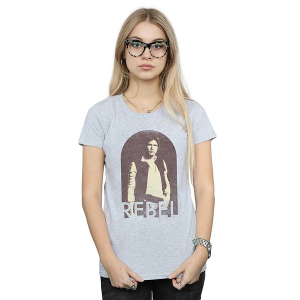 Star Wars Womens/Ladies Han Solo Rebel Cotton T-Shirt