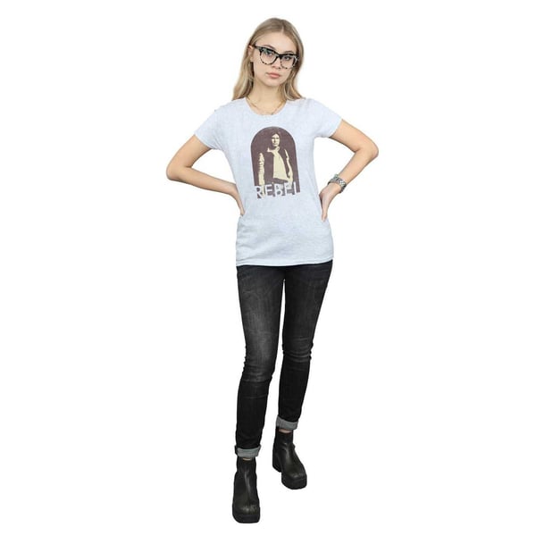 Star Wars Womens/Ladies Han Solo Rebel Cotton T-Shirt