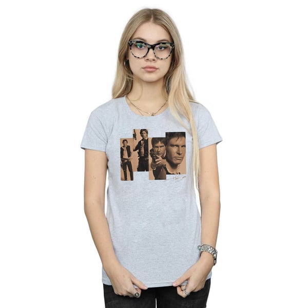 Star Wars Womens/Ladies Han Solo Photoshoot Cotton T-Shirt