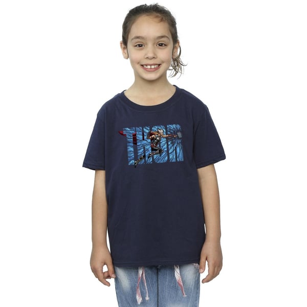 Marvel Girls Thor Love And Thunder Smash Cotton T-Shirt