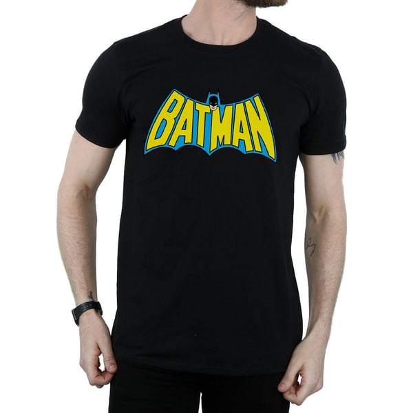 Batman Mens Retro Logo Cotton T-Shirt