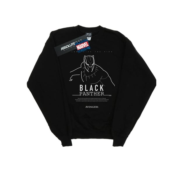 Marvel Mens Black Panther Long Live The King Sweatshirt