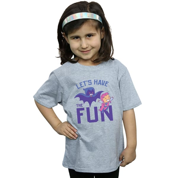 DC Comics Girls Teen Titans Go Let´s Have The Fun Cotton T-Shirt