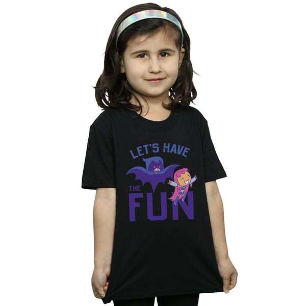 DC Comics Girls Teen Titans Go Let´s Have The Fun Cotton T-Shirt