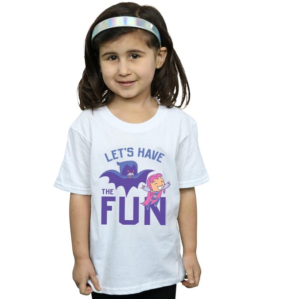 DC Comics Girls Teen Titans Go Let´s Have The Fun Cotton T-Shirt