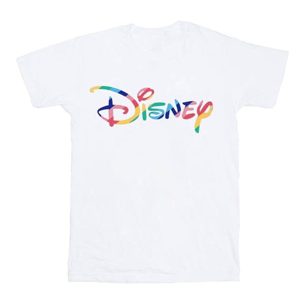 Disney Mens Rainbow Logo T-Shirt