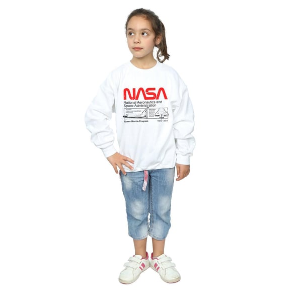 NASA Girls Classic Space Shuttle Sweatshirt