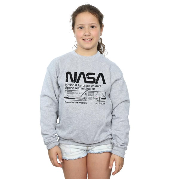 NASA Girls Classic Space Shuttle Sweatshirt