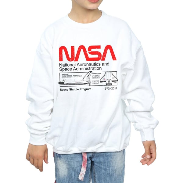NASA Girls Classic Space Shuttle Sweatshirt