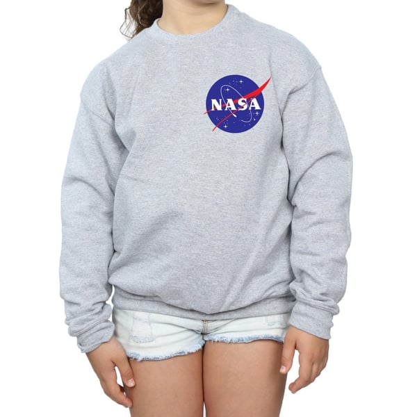 NASA Girls Classic Insignia Chest Logo Sweatshirt