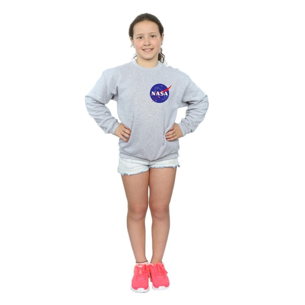 NASA Girls Classic Insignia Chest Logo Sweatshirt